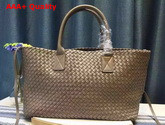 Bottega Veneta Cabat Bag in Grey Intrecciato Nappa Replica