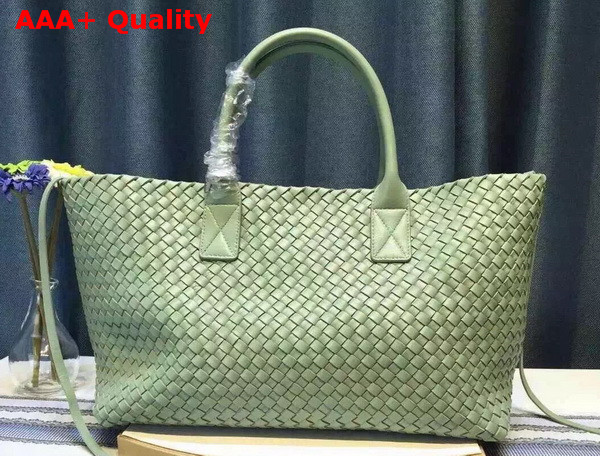 Bottega Veneta Cabat Bag in Light Green Replica