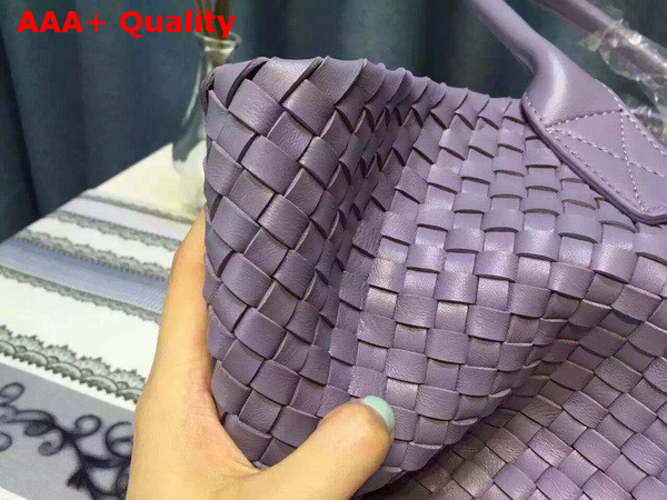 Bottega Veneta Cabat Bag in Light Purple Replica