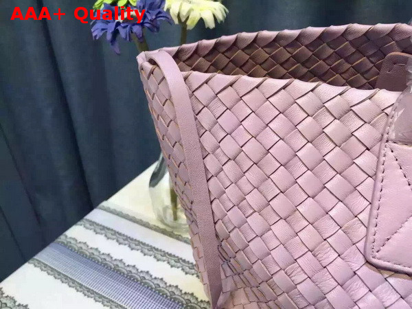 Bottega Veneta Cabat Bag in Pink Intrecciato Nappa Replica