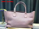 Bottega Veneta Cabat Bag in Pink Intrecciato Nappa Replica