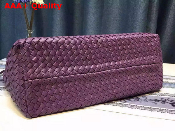 Bottega Veneta Cabat Bag in Purple Intrecciato Nappa Replica