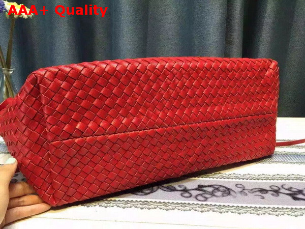 Bottega Veneta Cabat Bag in Red Intrecciato Nappa Replica