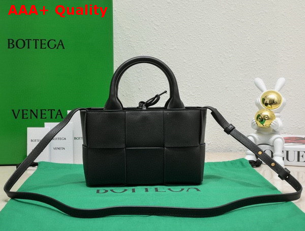 Bottega Veneta Candy Arco Tote Bag in Black Calfskin Replica