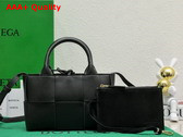 Bottega Veneta Candy Arco Tote Bag in Black Calfskin Replica