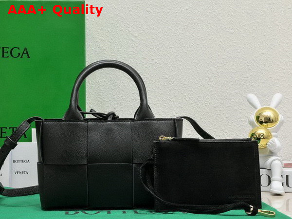 Bottega Veneta Candy Arco Tote Bag in Black Calfskin Replica