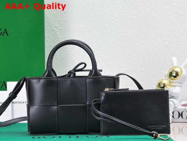 Bottega Veneta Candy Arco Tote Bag in Black Lambskin Replica