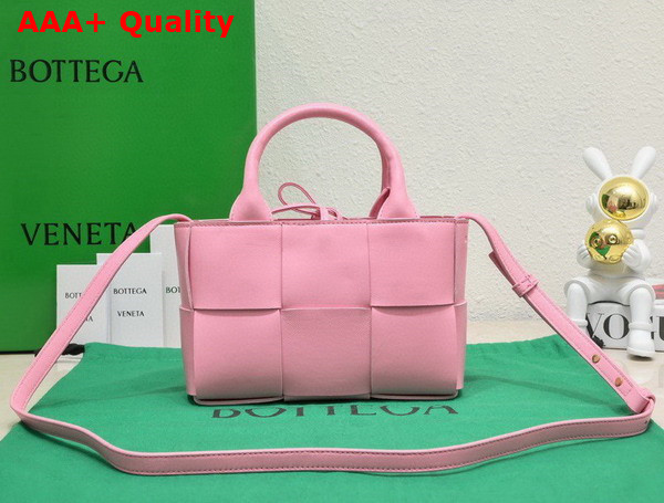 Bottega Veneta Candy Arco Tote Bag in Pink Lambskin Replica