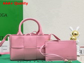 Bottega Veneta Candy Arco Tote Bag in Pink Lambskin Replica