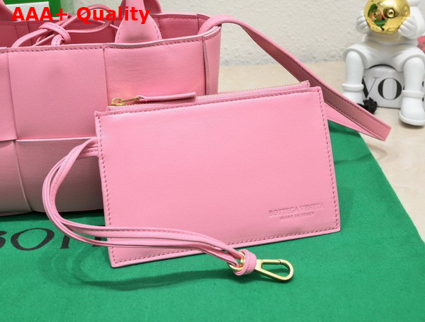 Bottega Veneta Candy Arco Tote Bag in Pink Lambskin Replica