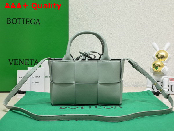 Bottega Veneta Candy Arco Tote Bag in Teal Washed Lambskin Replica