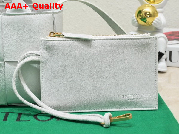 Bottega Veneta Candy Arco Tote Bag in White Calfskin Replica