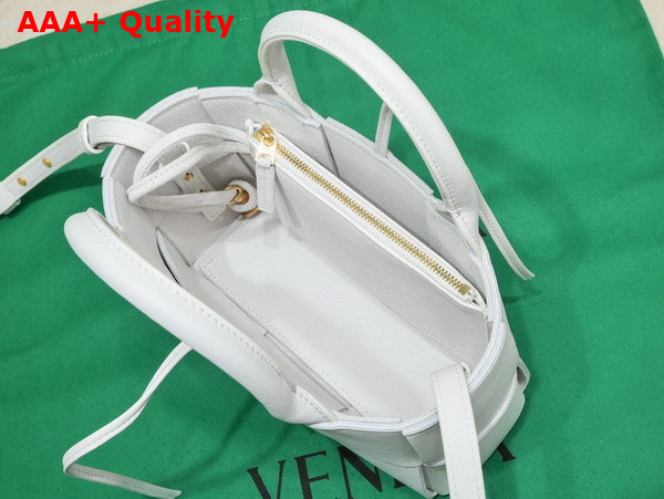 Bottega Veneta Candy Arco Tote Bag in White Calfskin Replica