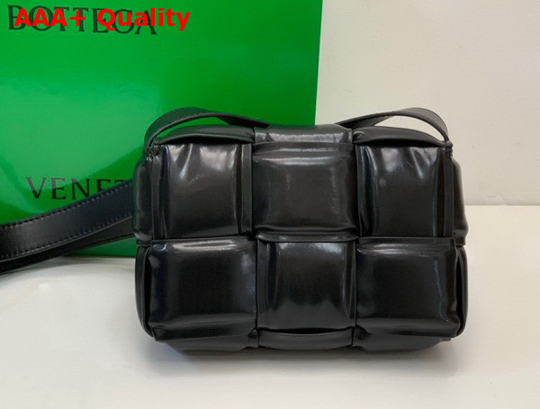 Bottega Veneta Candy Padded Cassette Black Lamb Skin Replica