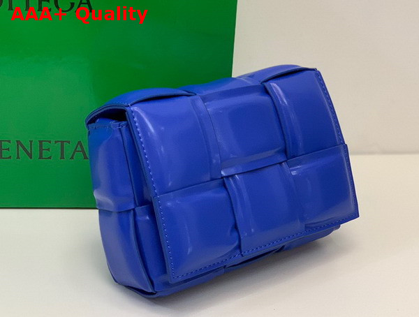 Bottega Veneta Candy Padded Cassette Cobalt Lamb Skin Replica