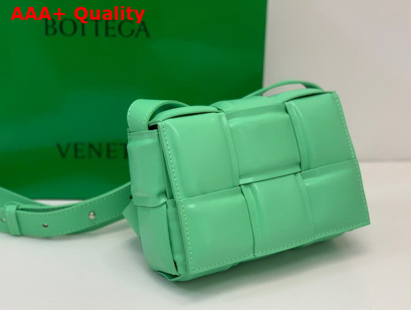 Bottega Veneta Candy Padded Cassette Light Green Lamb Skin Replica