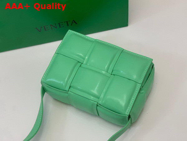 Bottega Veneta Candy Padded Cassette Light Green Lamb Skin Replica