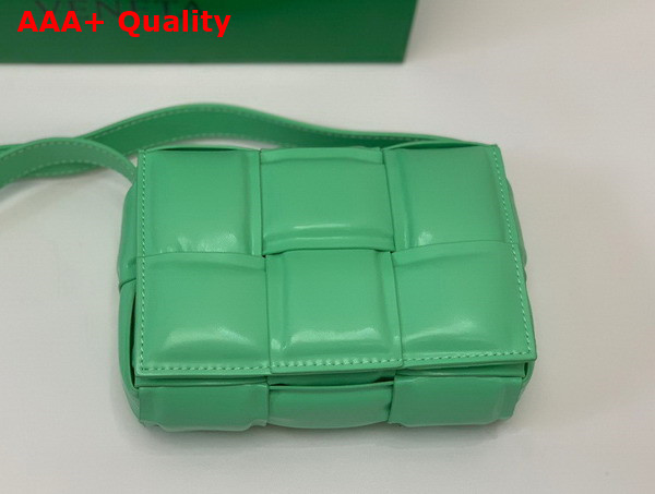 Bottega Veneta Candy Padded Cassette Light Green Lamb Skin Replica