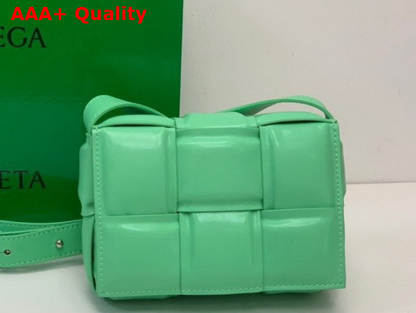 Bottega Veneta Candy Padded Cassette Light Green Lamb Skin Replica