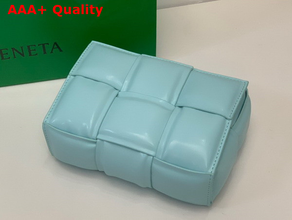 Bottega Veneta Candy Padded Cassette Pale Blue Lamb Skin Replica