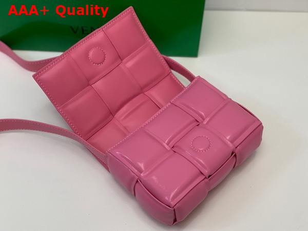 Bottega Veneta Candy Padded Cassette Pink Lamb Skin Replica