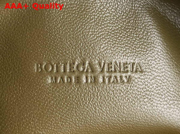 Bottega Veneta Candy Wallace Kaki Micro Intrecciato Leather Shoulder Bag Replica