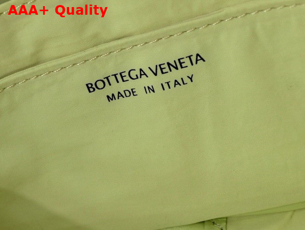 Bottega Veneta Cassette Belt Bag in Light Yellow Intreccio Calfskin Replica