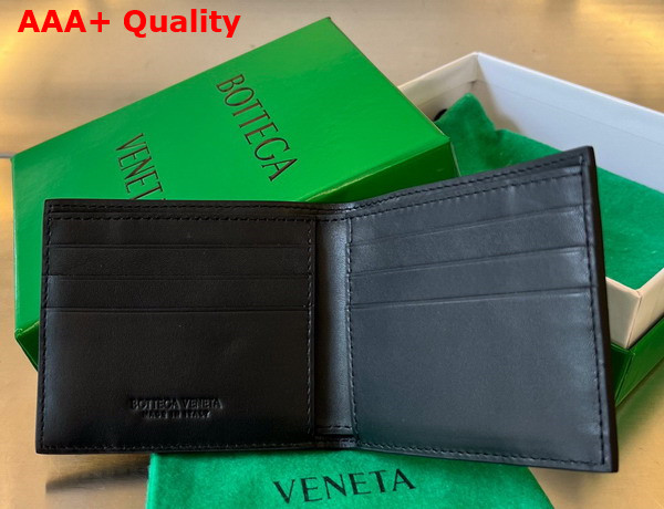 Bottega Veneta Cassette Bi Fold Wallet in Wood Leather Replica