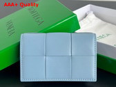 Bottega Veneta Cassette Business Card Case Ice Intreccio Leather Replica