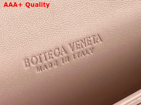 Bottega Veneta Cassette Business Card Case Lotus Intreccio Leather Replica