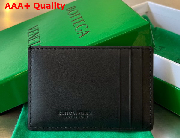 Bottega Veneta Cassette Card Case in Wood Leather Replica