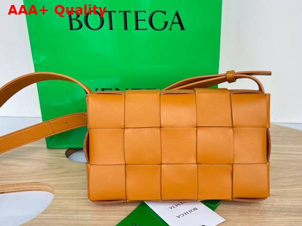 Bottega Veneta Cassette Cob Intreccio Leather Cross Body Bag Replica