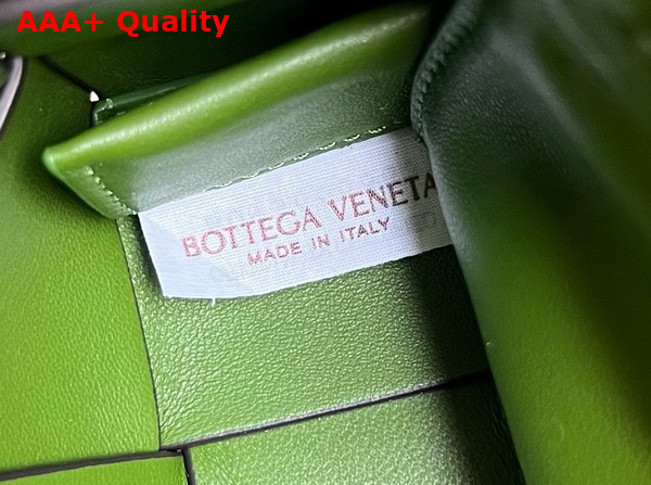 Bottega Veneta Cassette Cross Body Bag in Fondant and Avocado Calfskin Replica