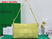 Bottega Veneta Cassette Pouch On Strap Sherbert Intreccio Leather Replica