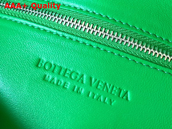 Bottega Veneta Cassette with Versatile Strap in Parakeet Intreccio Leather Replica