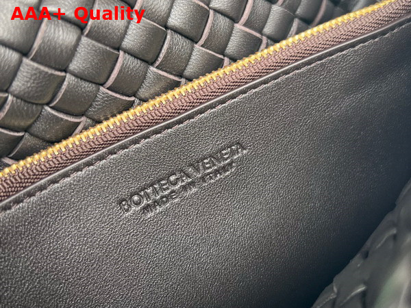 Bottega Veneta Cobble Shoulder Bag Black Lamb Skin Replica