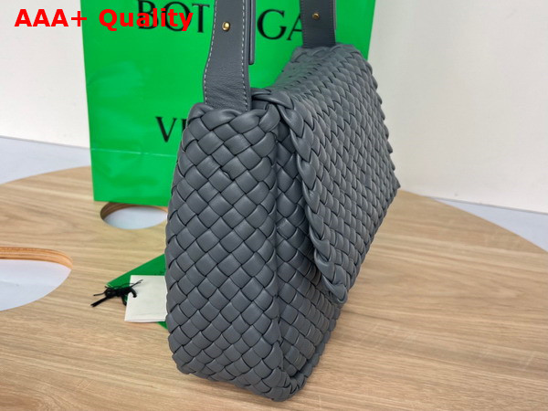 Bottega Veneta Cobble Shoulder Bag Thunder Lamb Skin Replica