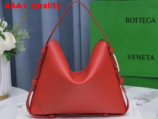 Bottega Veneta Cradle in Dark Red Calfskin Replica