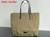 Bottega Veneta Crossroad Buckle Tote in Mud Padded Nylon Replica