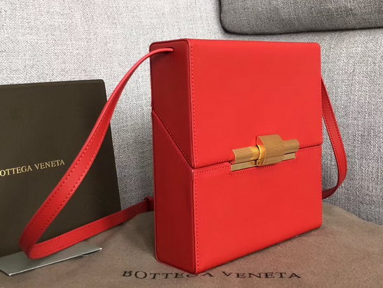 Bottega Veneta Daisey Bag in Bright Red Spazzolato Calf Leather