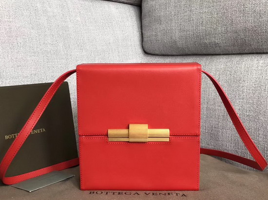 Bottega Veneta Daisey Bag in Bright Red Spazzolato Calf Leather