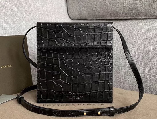 Bottega Veneta Daisey Bag in Nero Cocco Print Calfskin