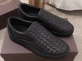 Bottega Veneta Dodger Sneaker in Nero Intrecciato Nappa