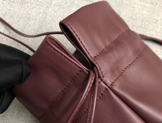 Bottega Veneta Drawstring Pouch in Bordeaux Nappa