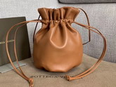 Bottega Veneta Drawstring Pouch in Wood Nappa