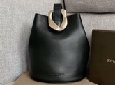 Bottega Veneta Drop Bag in Black Nappa Lambskin