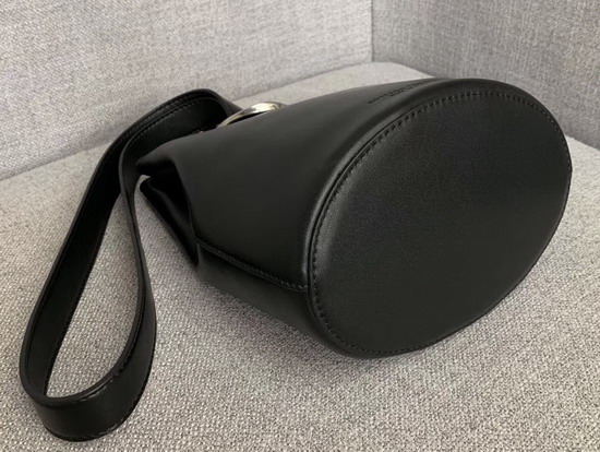 Bottega Veneta Drop Bag in Black Nappa Lambskin