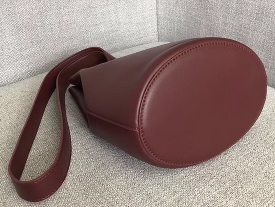 Bottega Veneta Drop Bag in Bordeaux Nappa Lambskin