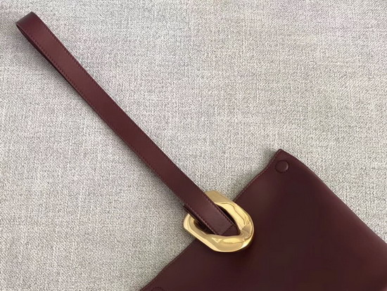 Bottega Veneta Drop Bag in Bordeaux Nappa Lambskin