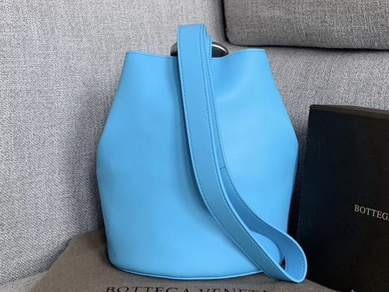 Bottega Veneta Drop Bag in Sky Blue Nappa Lambskin